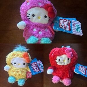 BumBumz Hello Kitty Fruit Plush Toy - Set of 3